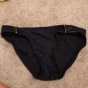 Size small black bikini bottoms